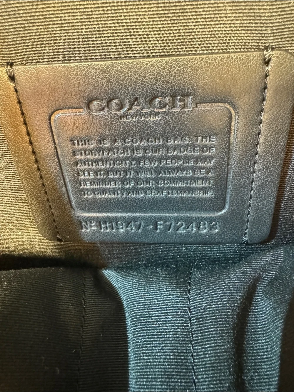 Coach Men's Black/Charcoal Signature Jacquard Backpack